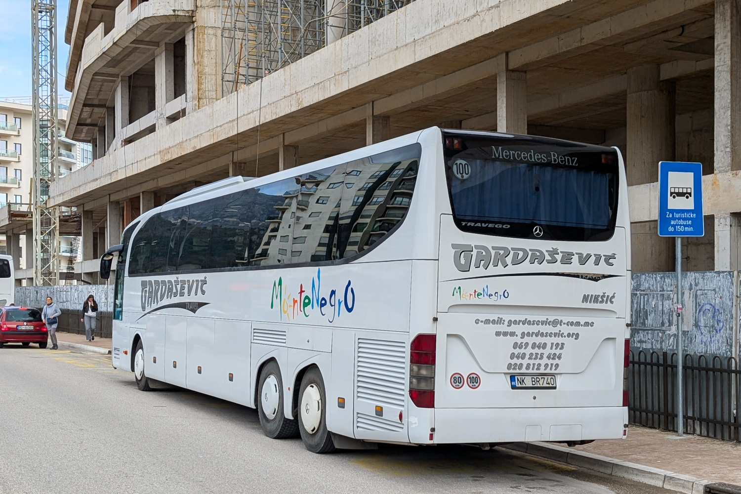 Черногория, Mercedes-Benz O580-17RHD Travego L № NK BR740