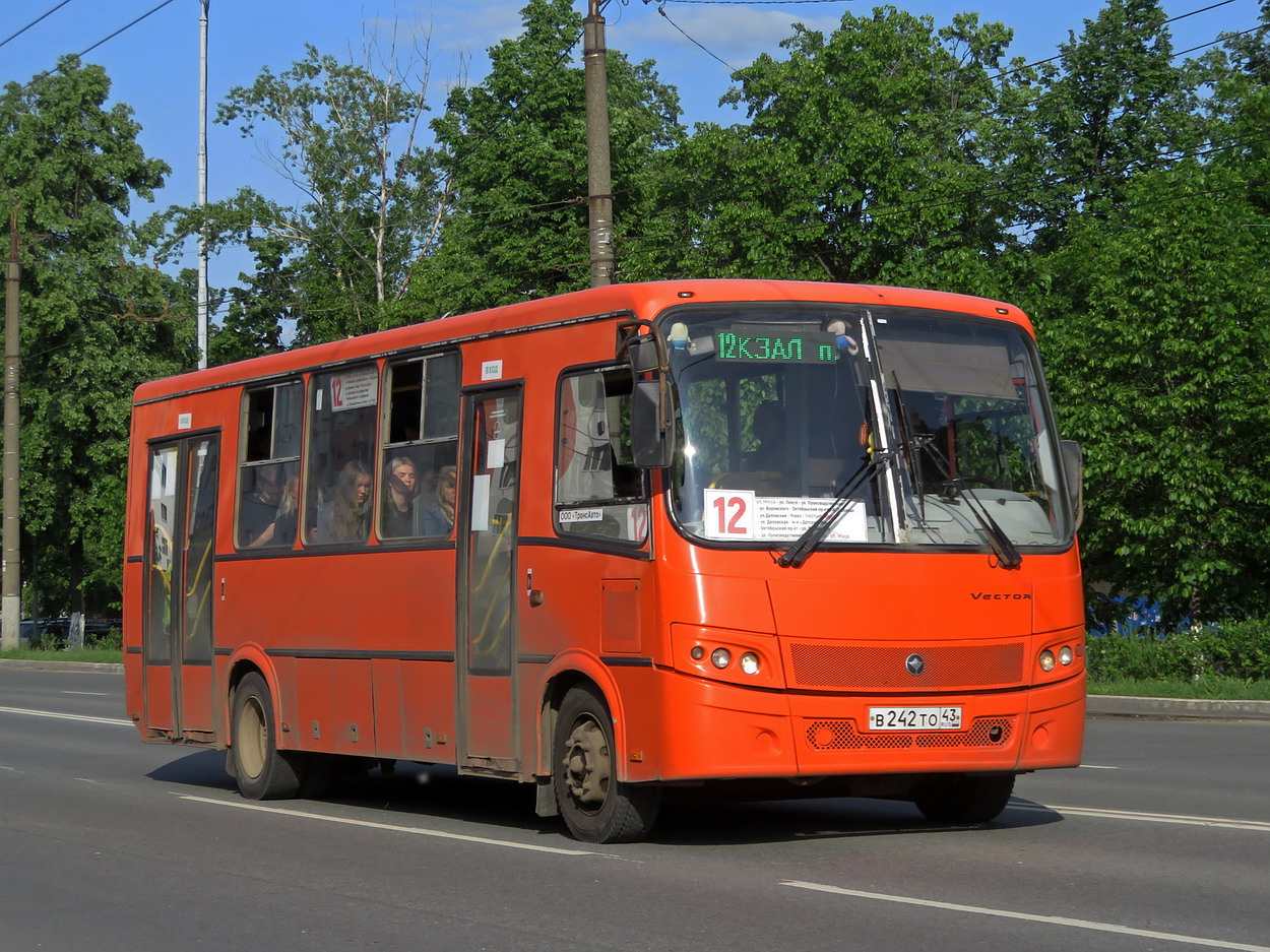 Кировская область, ПАЗ-320414-05 "Вектор" (1-2) № В 242 ТО 43