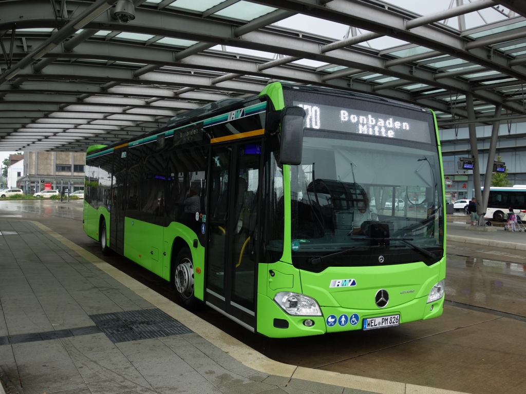 Гессен, Mercedes-Benz Citaro C2 hybrid № WEL-PM 826