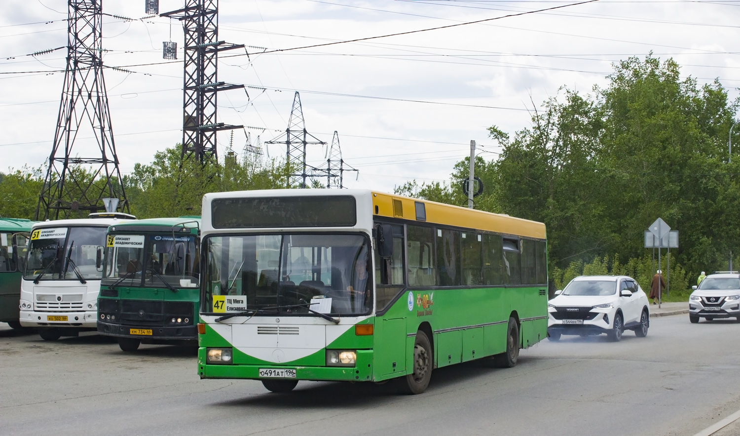Свердловская область, Mercedes-Benz O405N № О 491 АТ 196