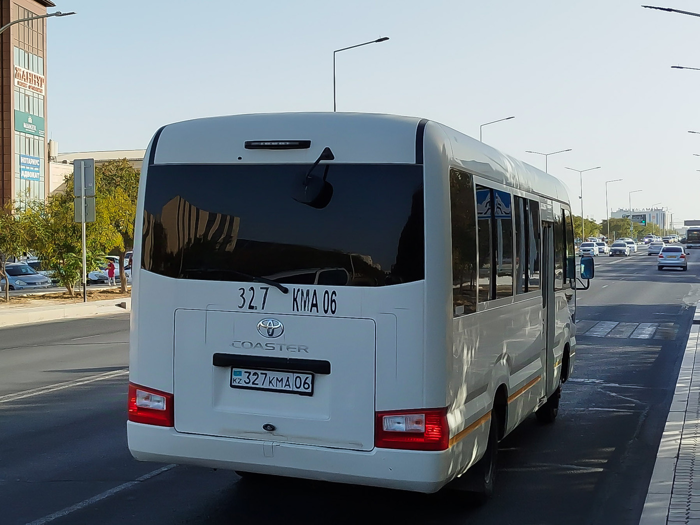 Атырауская область, Toyota Coaster HZB70L № 327 KMA 06