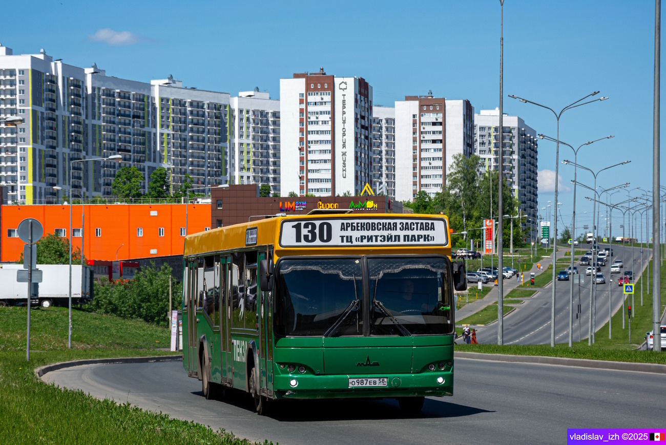 Пензенская область, МАЗ-103.465 № О 987 ЕВ 58