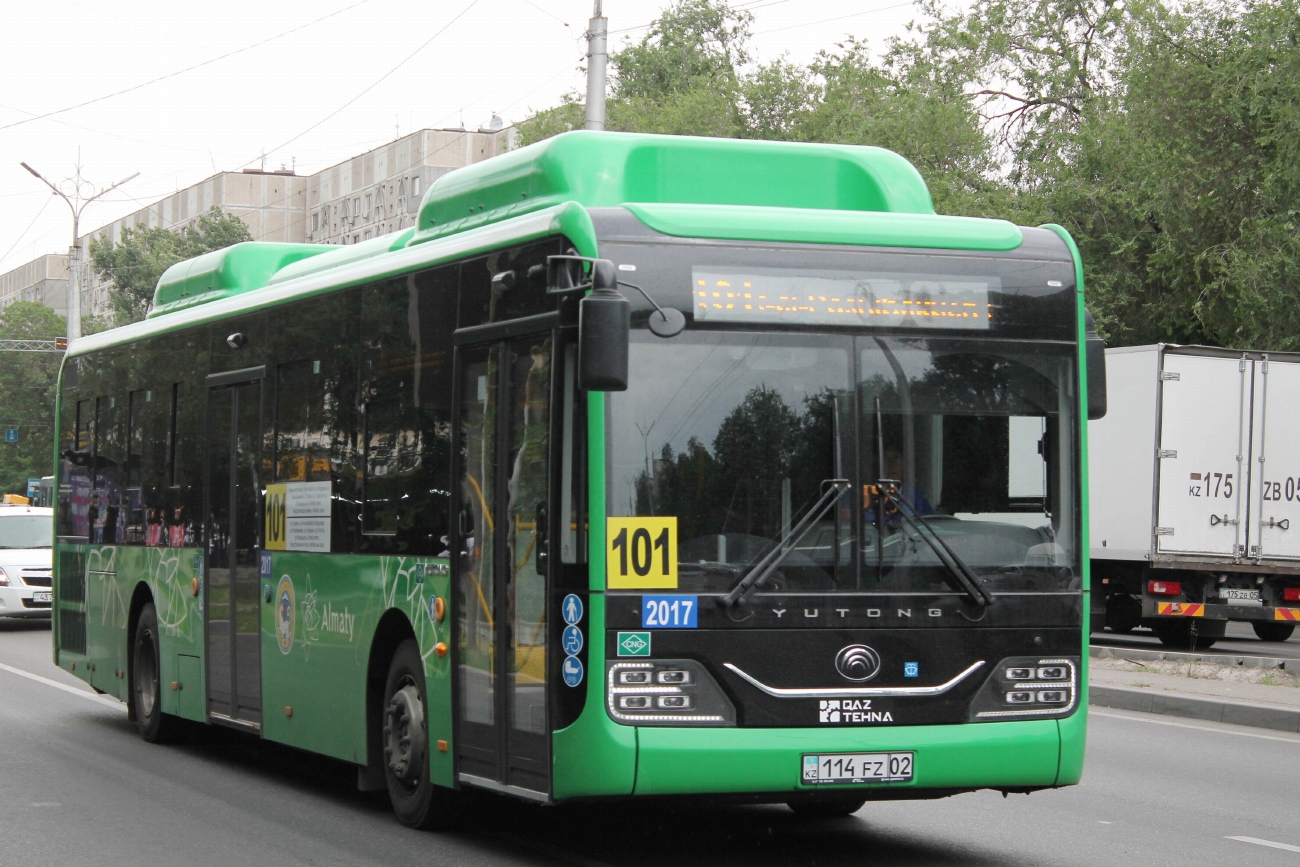 Алматы, Yutong ZK6126HG (QazTehna) № 2017 Алматы, Yutong ZK6126HG (QazTehna) № 2017