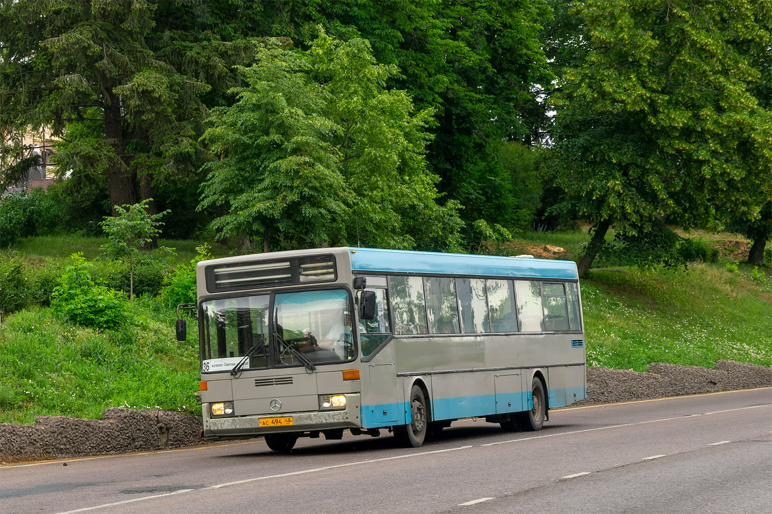 Липецкая область, Mercedes-Benz O405 № АС 494 48