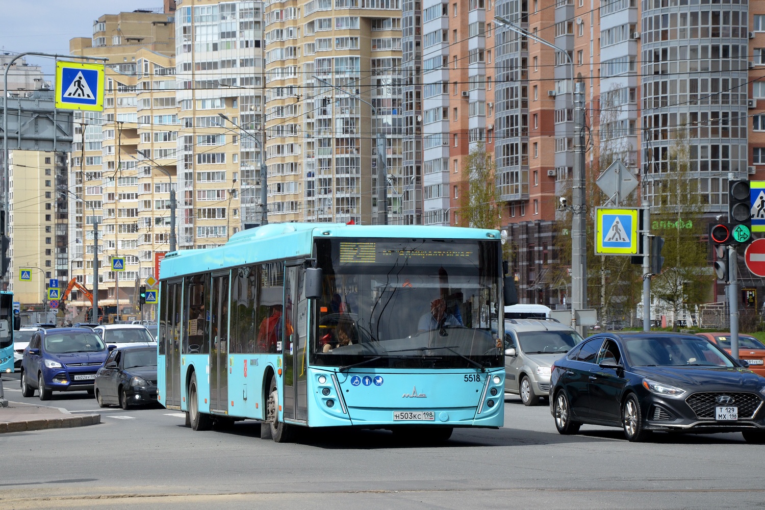 Санкт-Петербург, МАЗ-203.047 № 5518