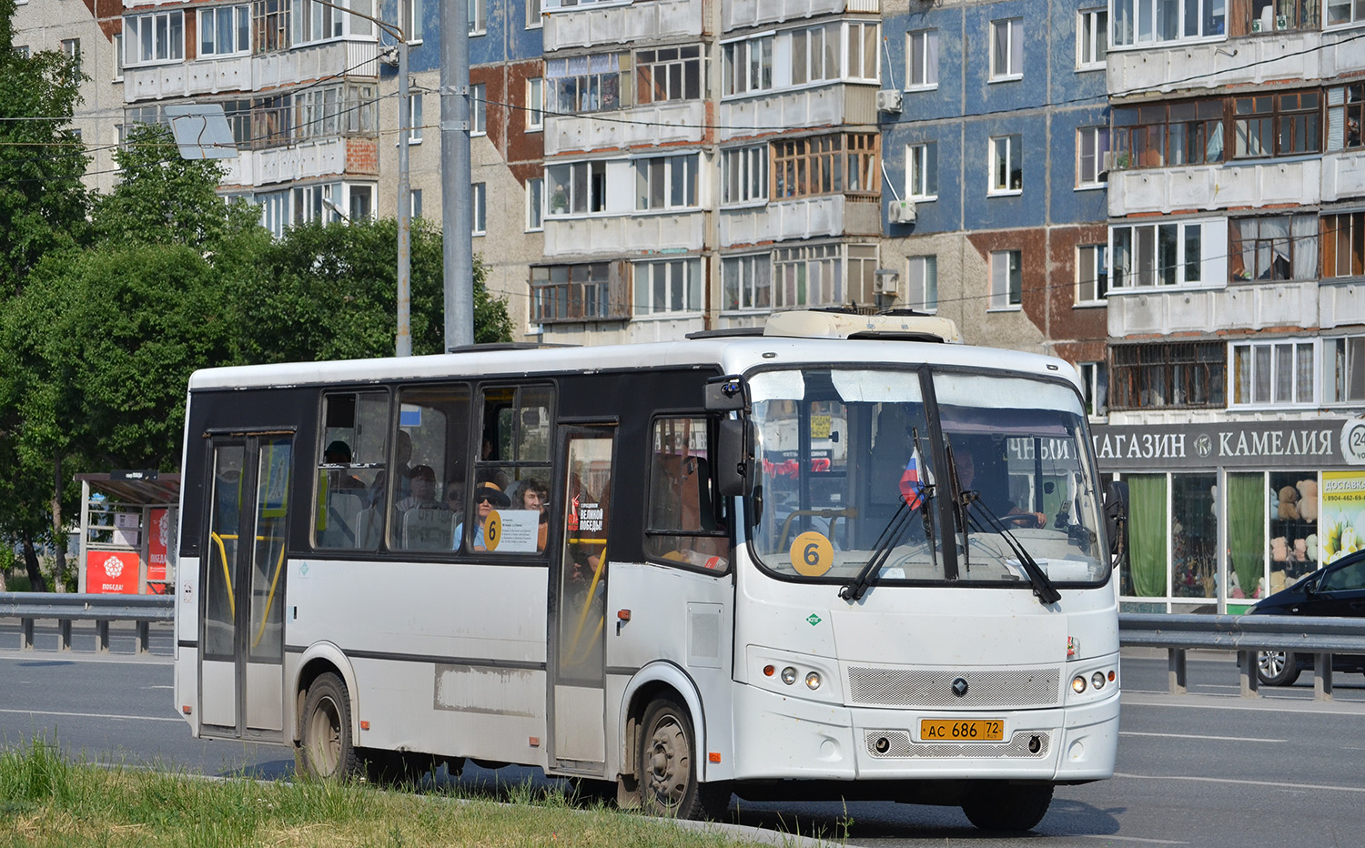 Тюменская область, ПАЗ-320414-14 "Вектор" № АС 686 72