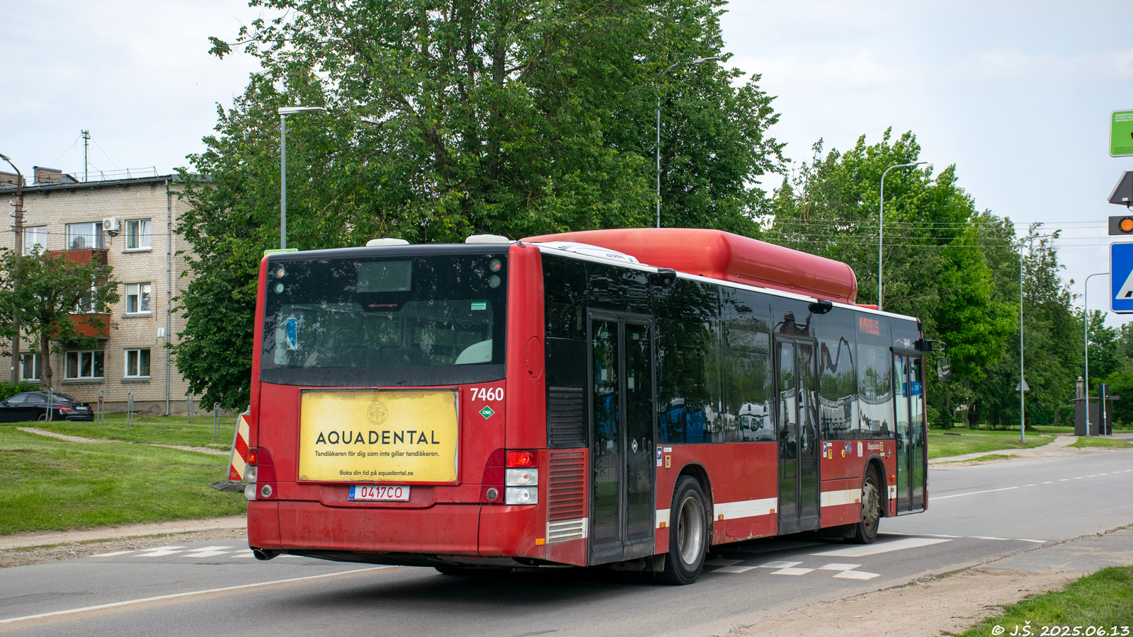 Литва, MAN A21 Lion's City NL313 CNG № 0417 CO