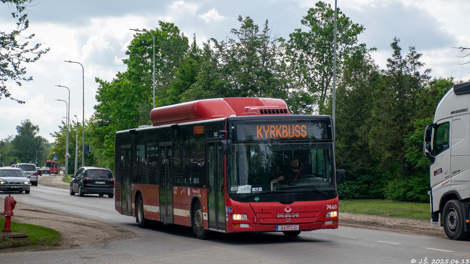 Литва, MAN A21 Lion's City NL313 CNG № 0417 CO