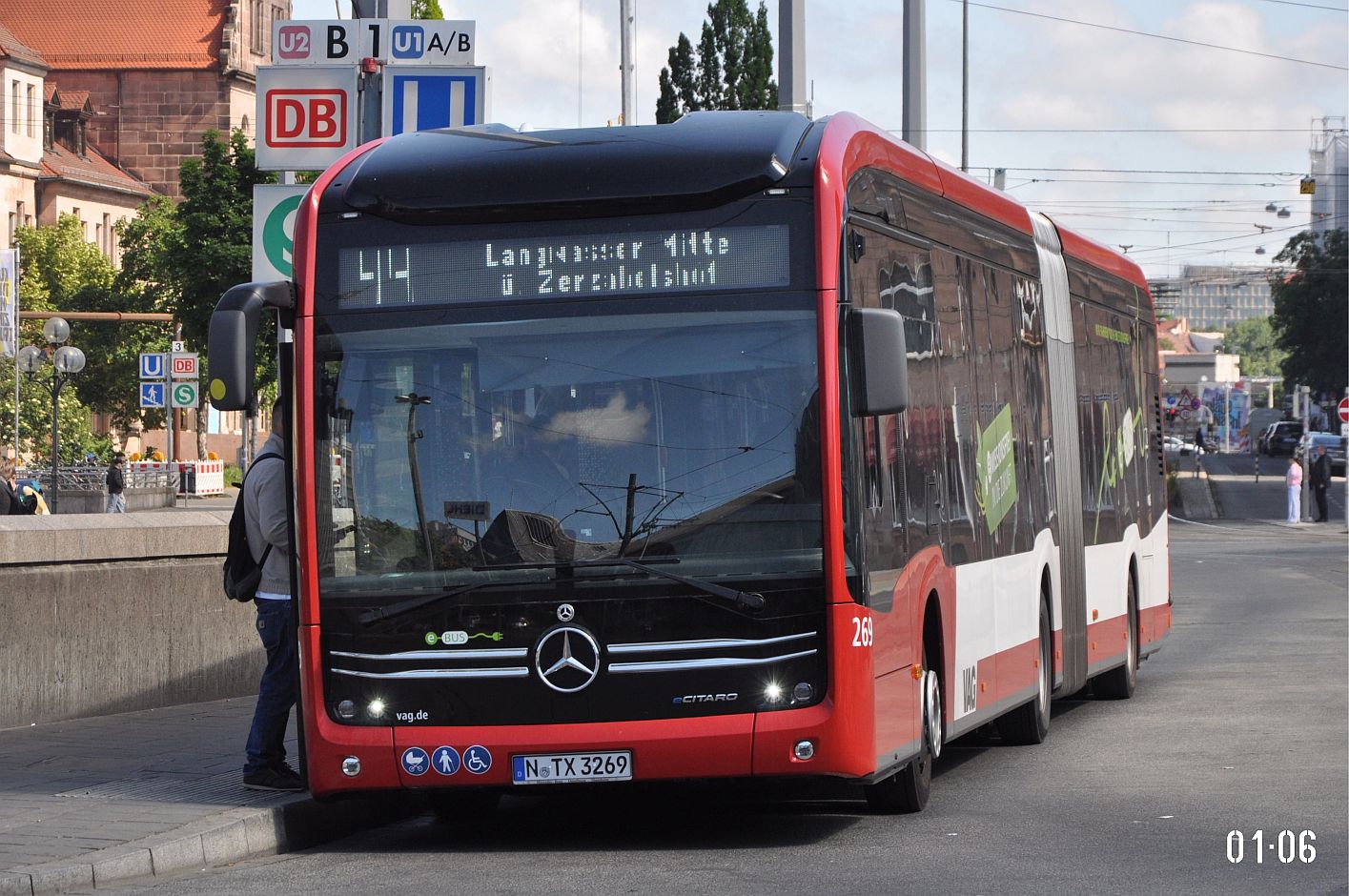 Бавария, Mercedes-Benz eCitaro G № 269