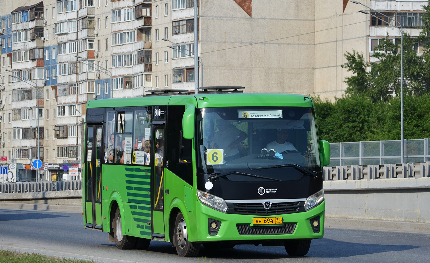 Тюменская область, ПАЗ-320435-04 "Vector Next" № АВ 694 72
