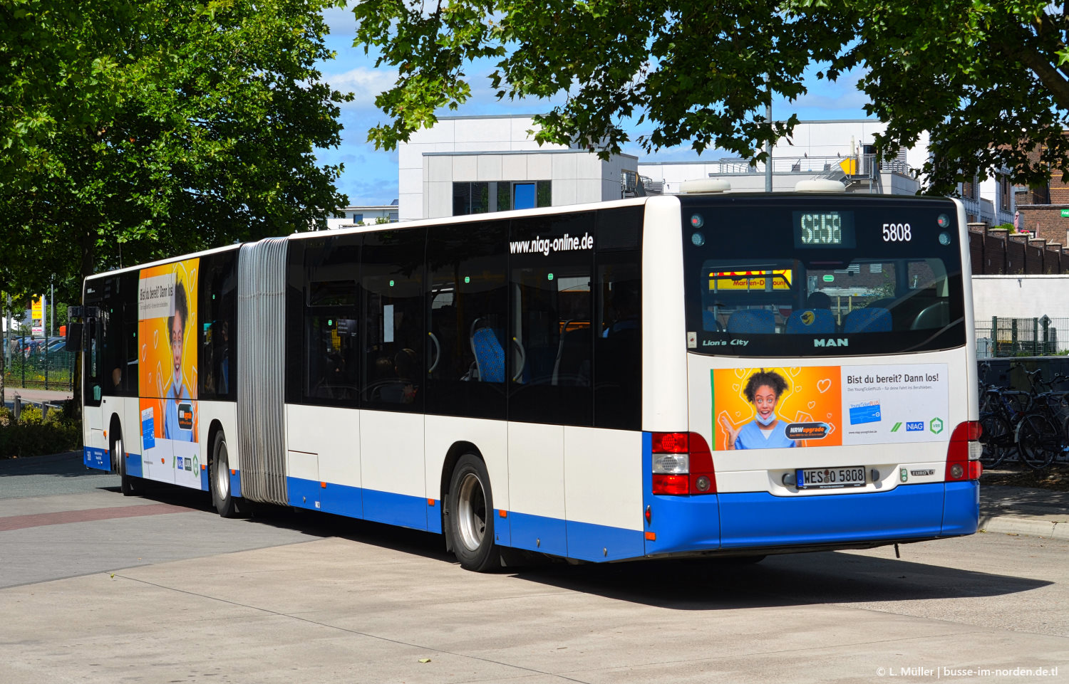 Северный Рейн-Вестфалия, MAN A40 Lion's City GL NG323 № 5808