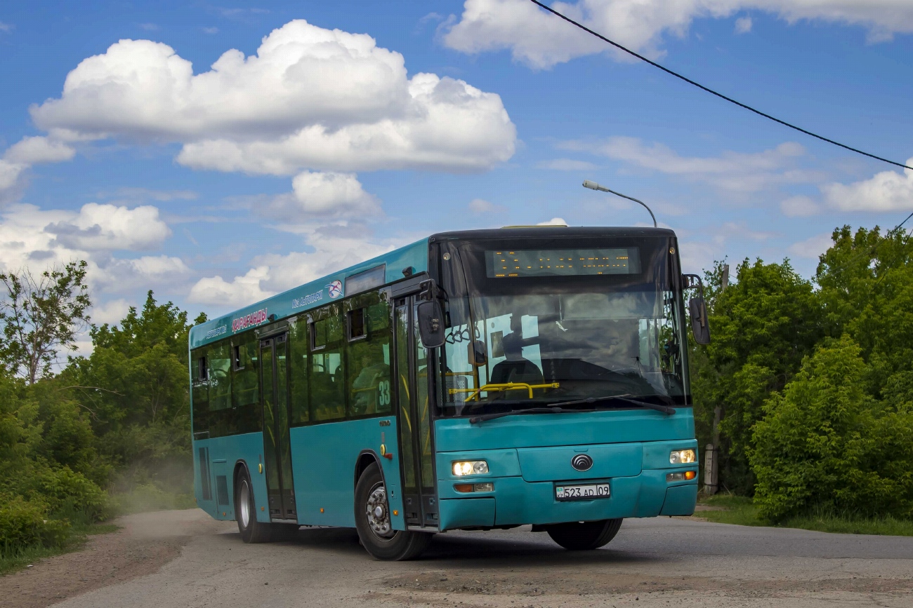 Карагандинская область, Yutong ZK6118HGA № 523 AD 09