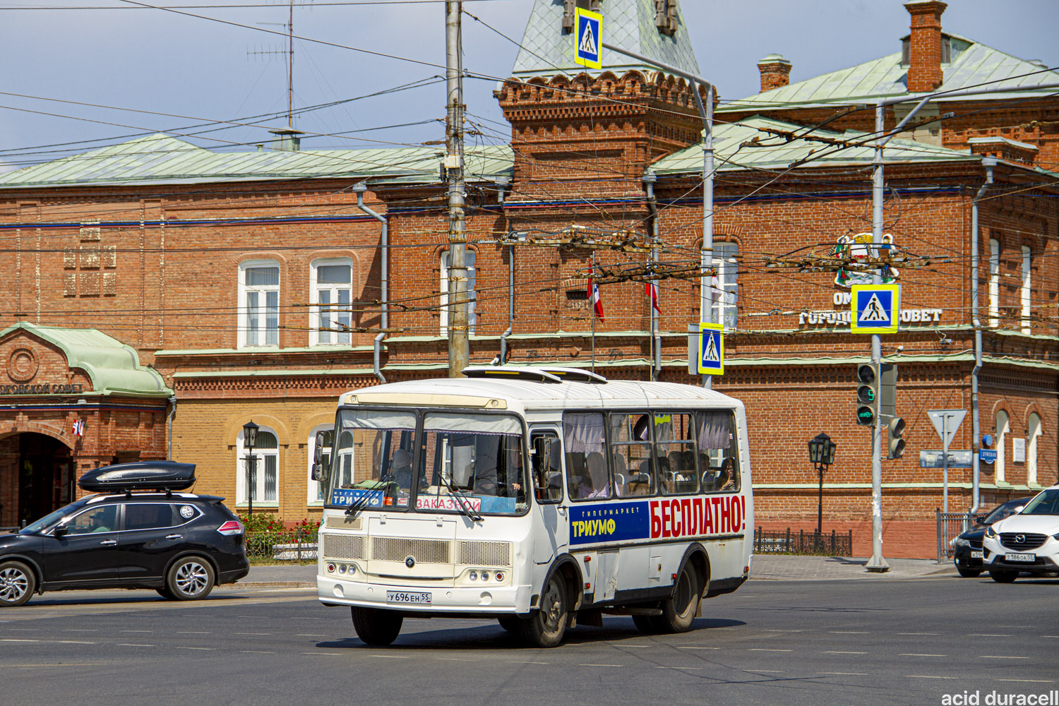 Омская область, ПАЗ-32054 № У 696 ЕН 55