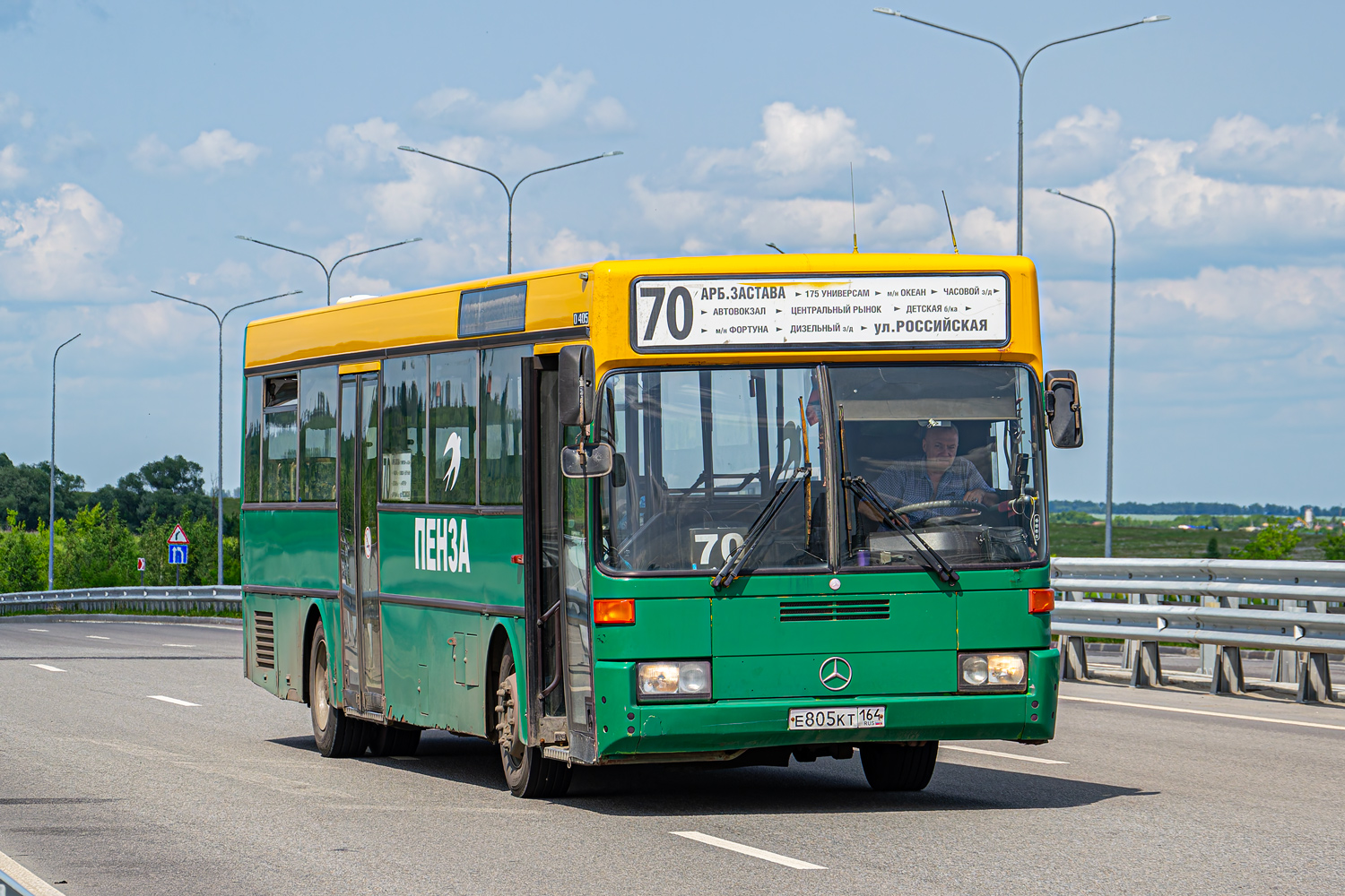 Пензенская область, Mercedes-Benz O405 № Е 805 КТ 164 Пензенская область, Mercedes-Benz O405 № Е 805 КТ 164