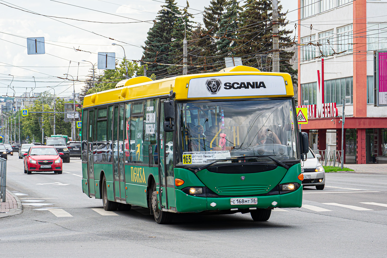 Пензенская область, Scania OmniLink I (Скания-Питер) № С 168 МТ 58