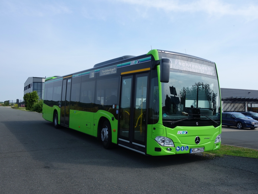 Гессен, Mercedes-Benz Citaro C2 Ü hybrid № WEL-PM 817