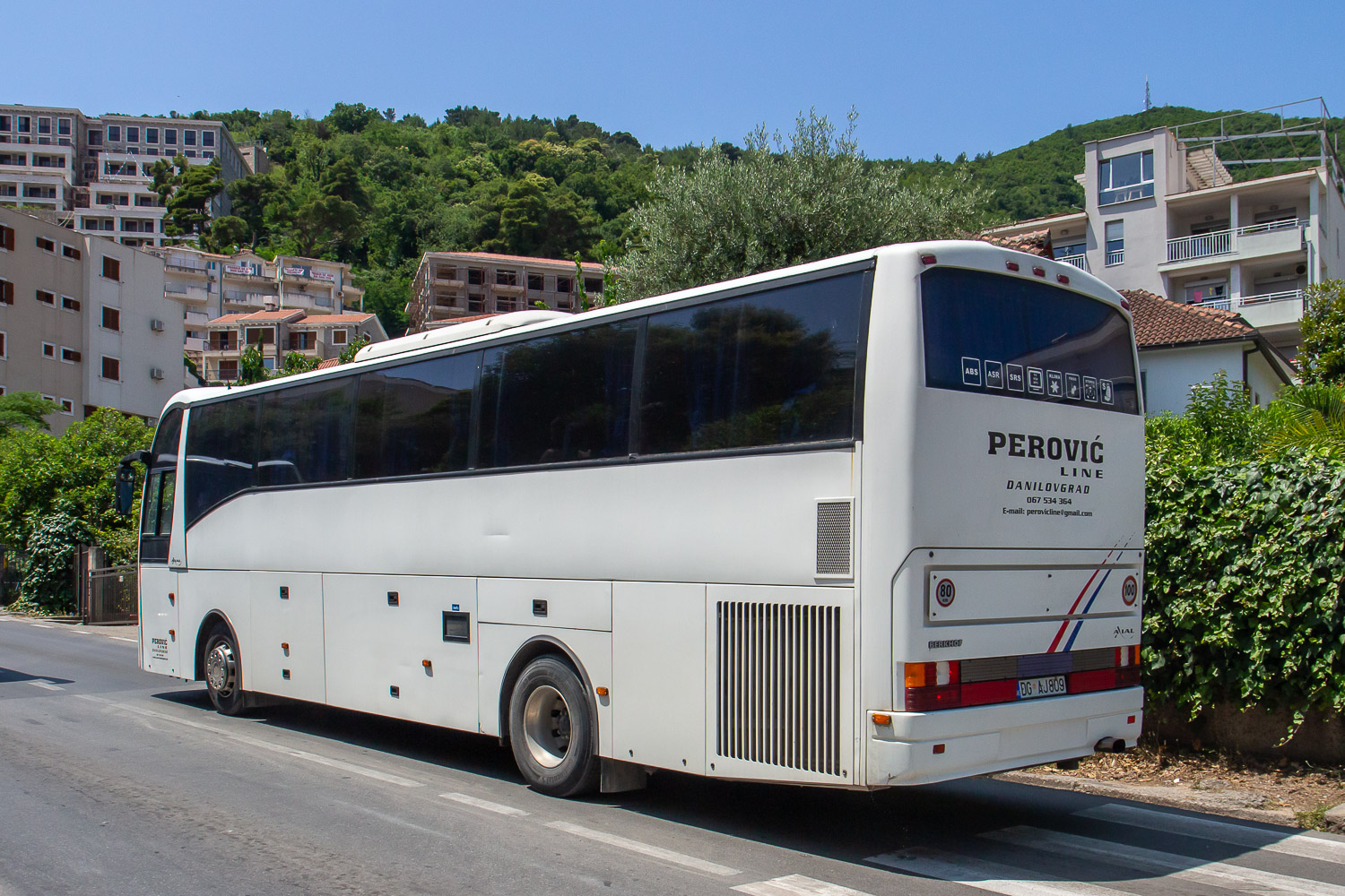 Черногория, VDL Berkhof Axial 70 № DG AJ809