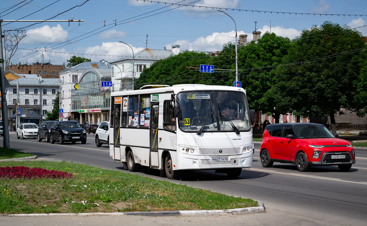 Рязанская область, ПАЗ-320402-05 "Вектор" № М 627 ТВ 62