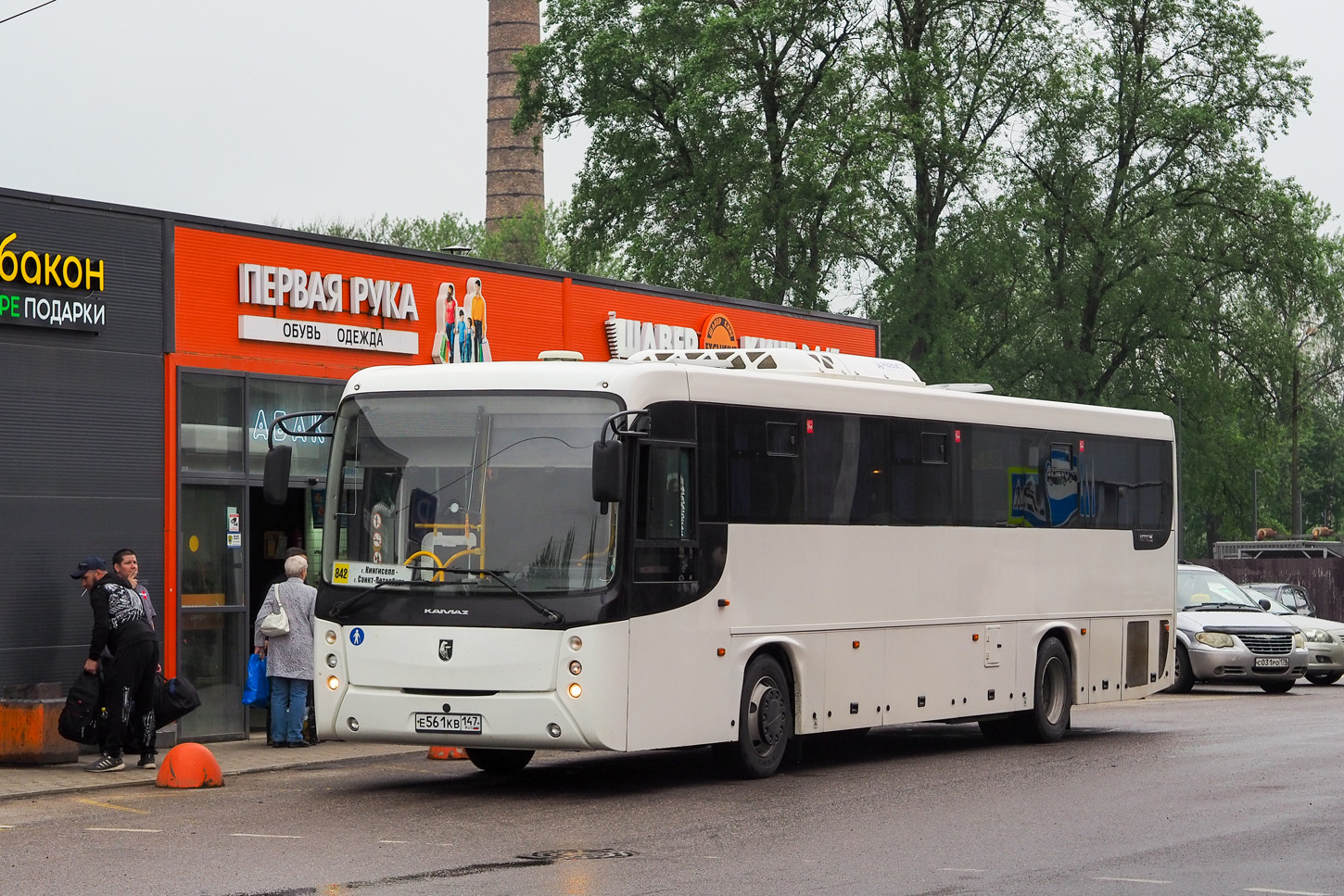 Ленинградская область, НефАЗ-5299-17-52 № Е 561 КВ 147