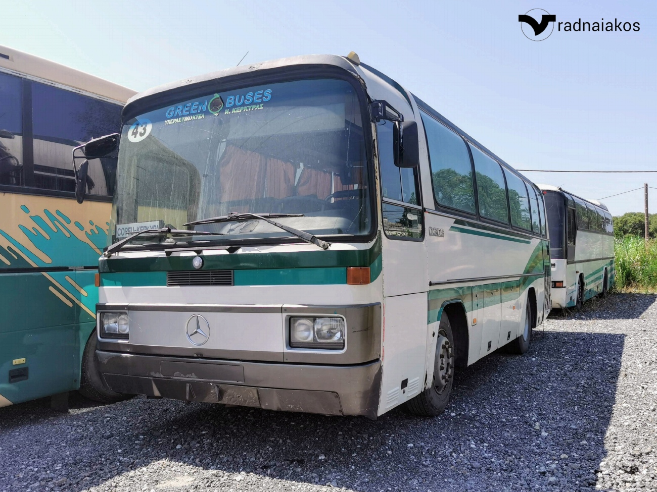 Греция, Mercedes-Benz O303-9RHP № 43 Греция, Mercedes-Benz O303-9RHP № 43