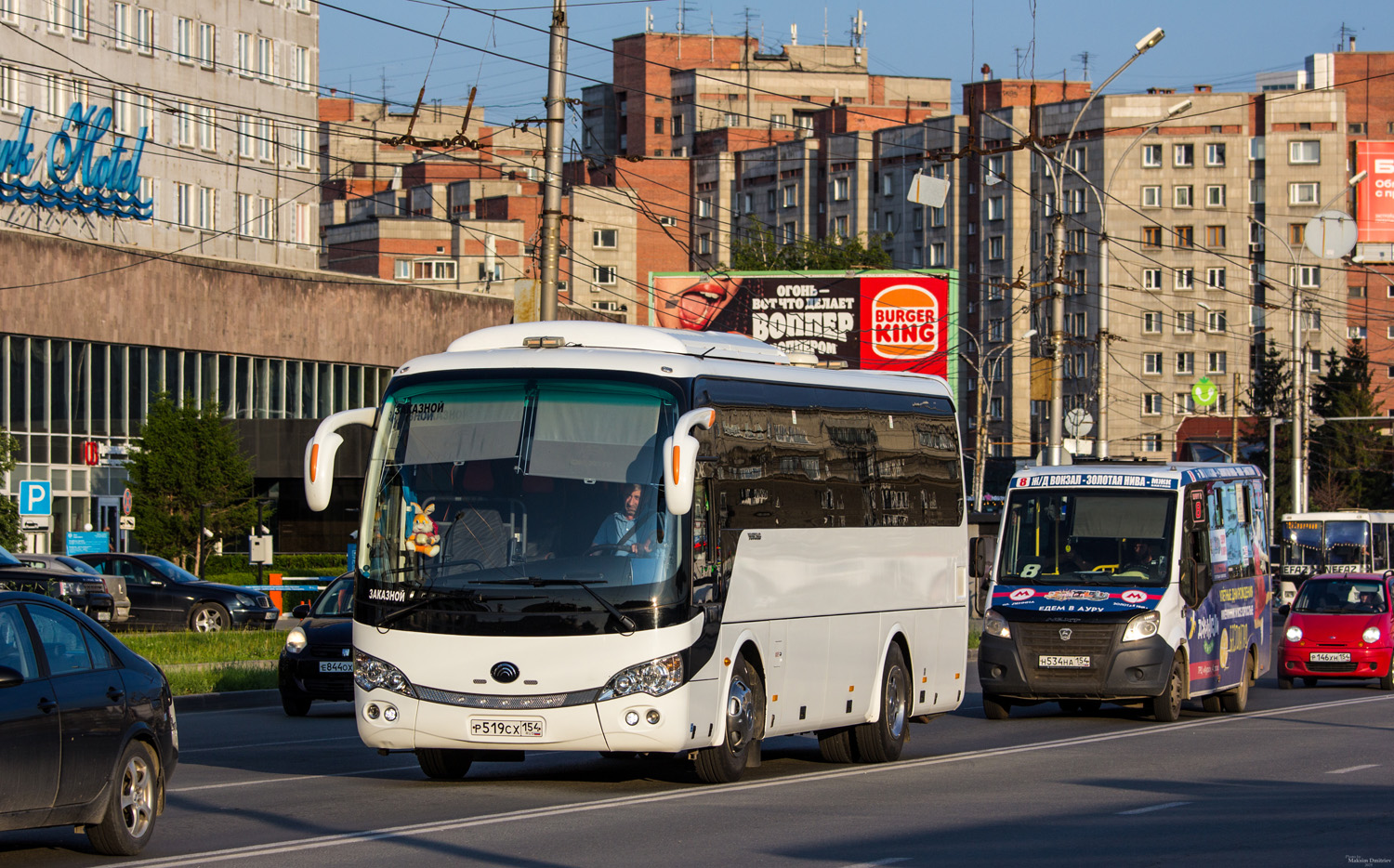 Новосибирская область, Yutong ZK6938HB9 № Р 519 СХ 154