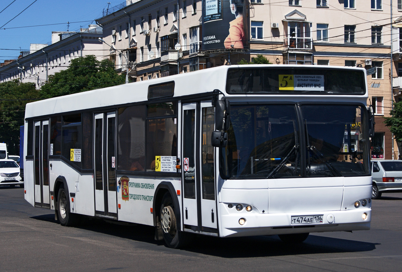 Воронежская область, МАЗ-103.465 № Т 474 АЕ 136