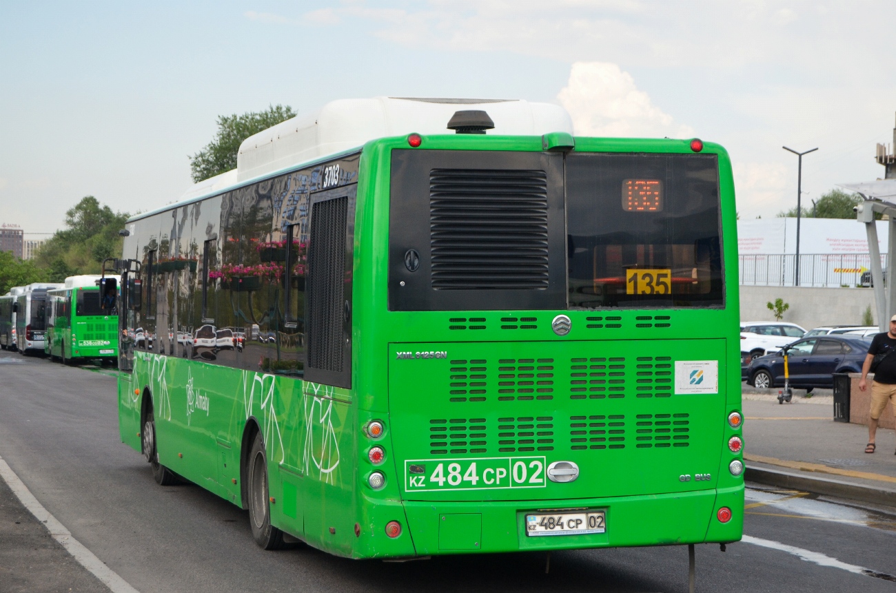 Алматы, Golden Dragon XML6125CN (Hyundai Trans Auto) № 3703