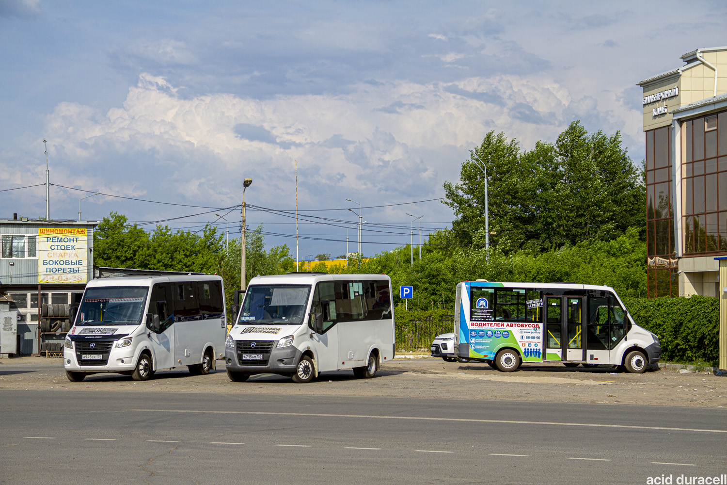 Омская область, ГАЗ-A64R45 Next № А 715 АМ 155; Омская область, Луидор-2250DS (ГАЗ Next) № 1100