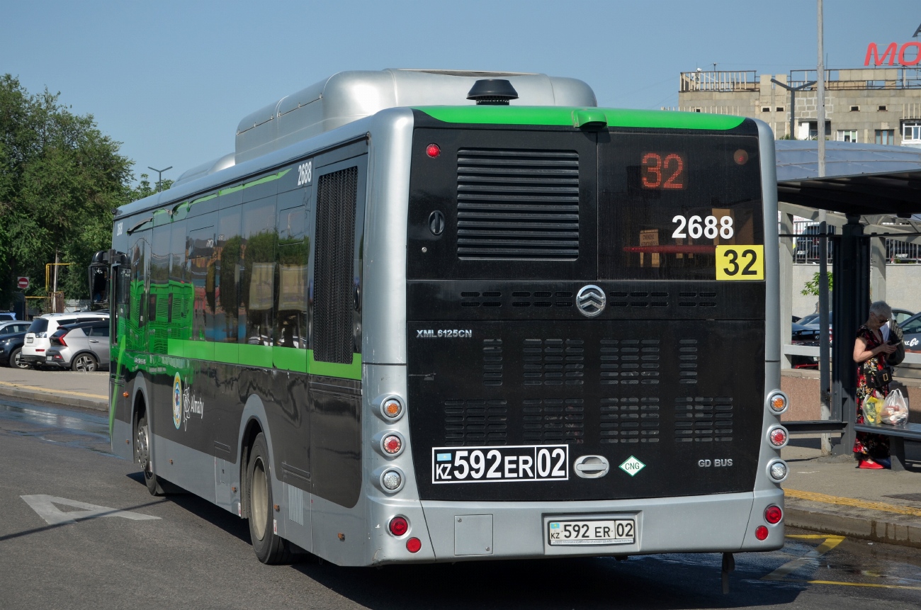 Алматы, Golden Dragon XML6125CN (Hyundai Trans Auto) № 2688