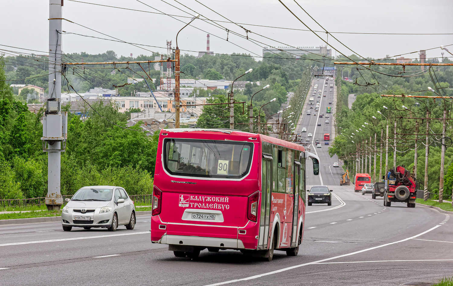 Калужская область, ПАЗ-320435-04 "Vector Next" № О 724 ТХ 40