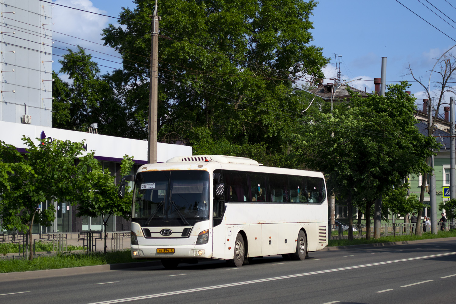 Вологодская область, Hyundai Universe Space Luxury № АВ 894 35