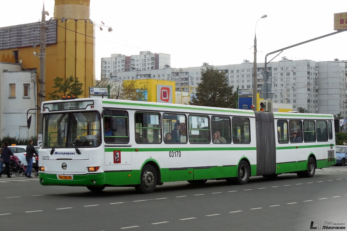 Москва, ЛиАЗ-6212.01 № 03170