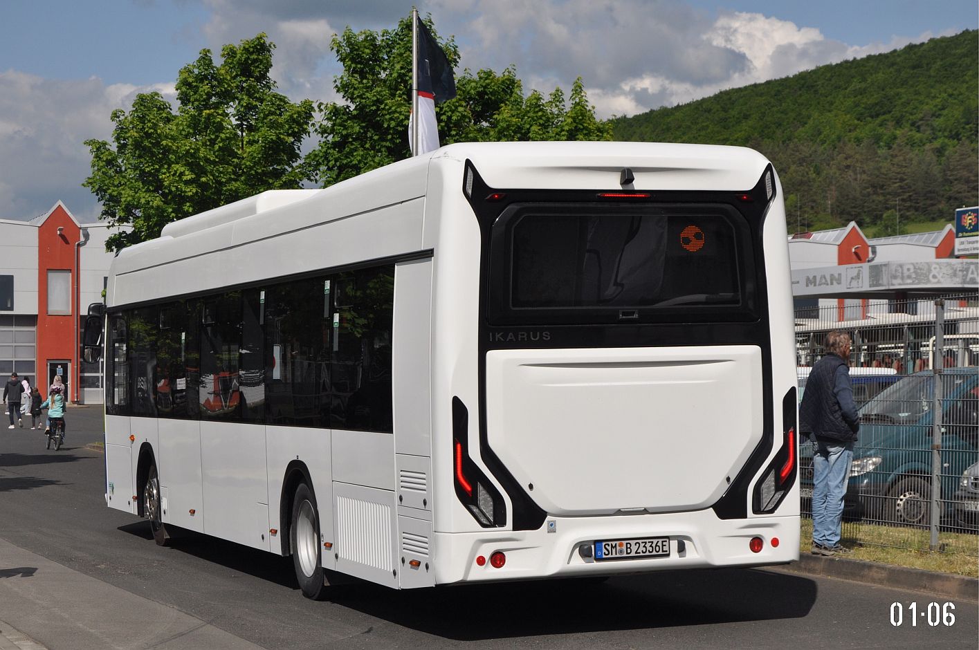 Тюрингия, Ikarus 120.EL № SM-B 2336E; Тюрингия &mdash; 8. Ikarus-Bus-Treffen in Deutschland — Meiningen 17.05.2025