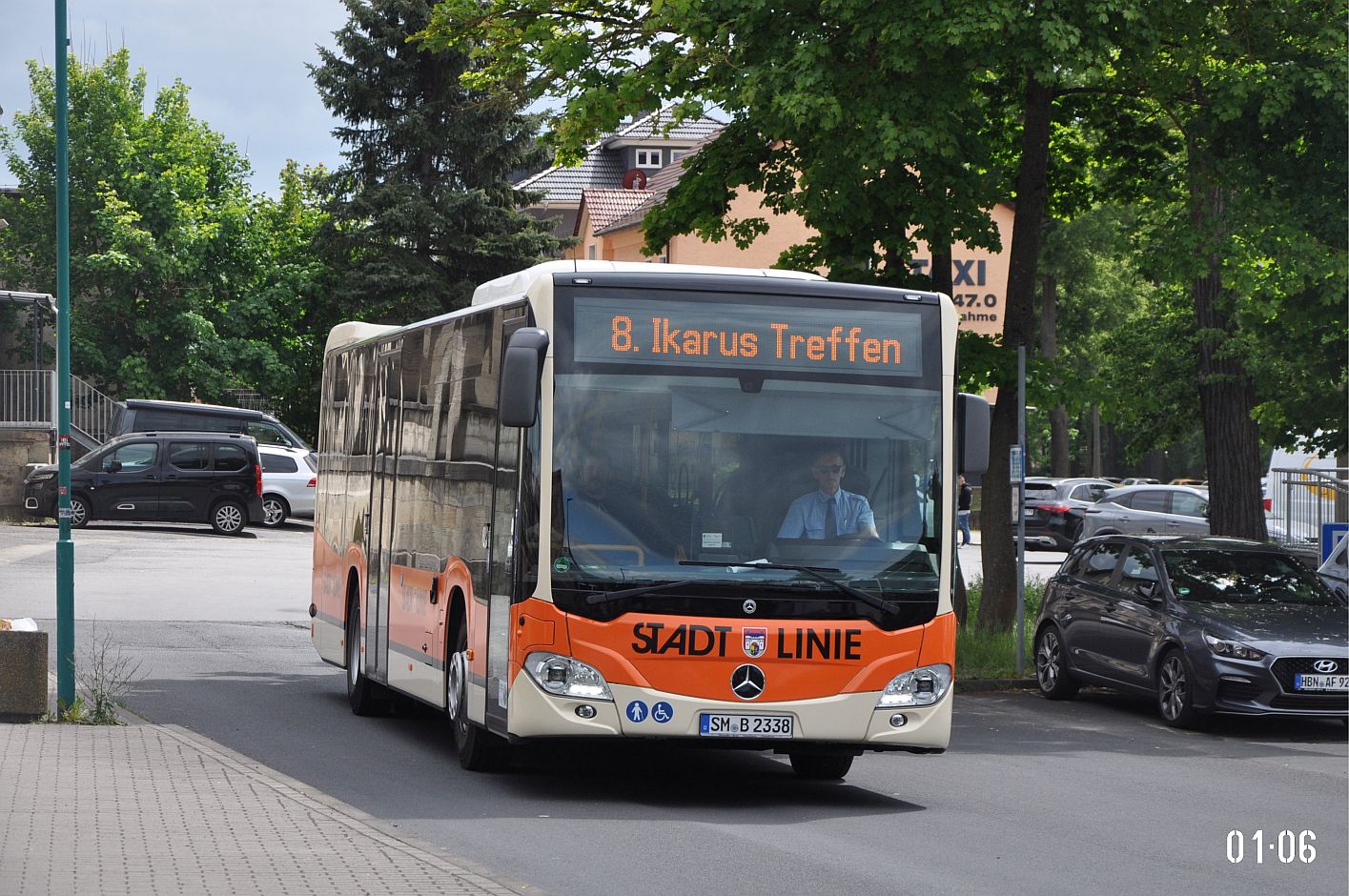 Тюрингия, Mercedes-Benz Citaro C2 Ü hybrid № SM-B 2338; Тюрингия — 8. Ikarus-Bus-Treffen in Deutschland — Meiningen 17.05.2025