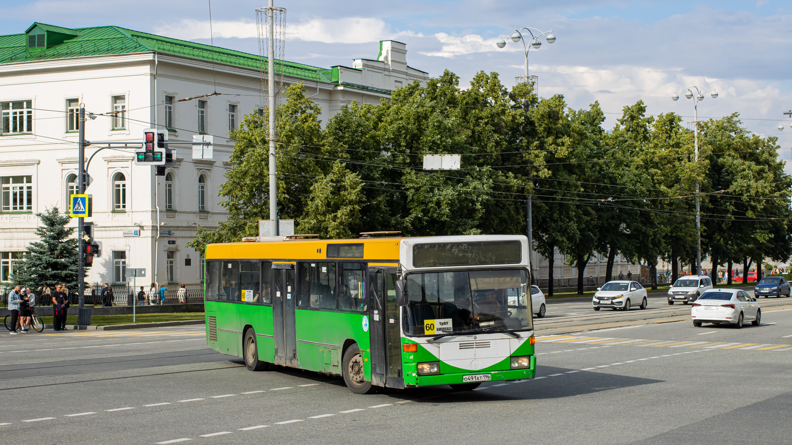 Свердловская область, Mercedes-Benz O405N № О 491 АТ 196
