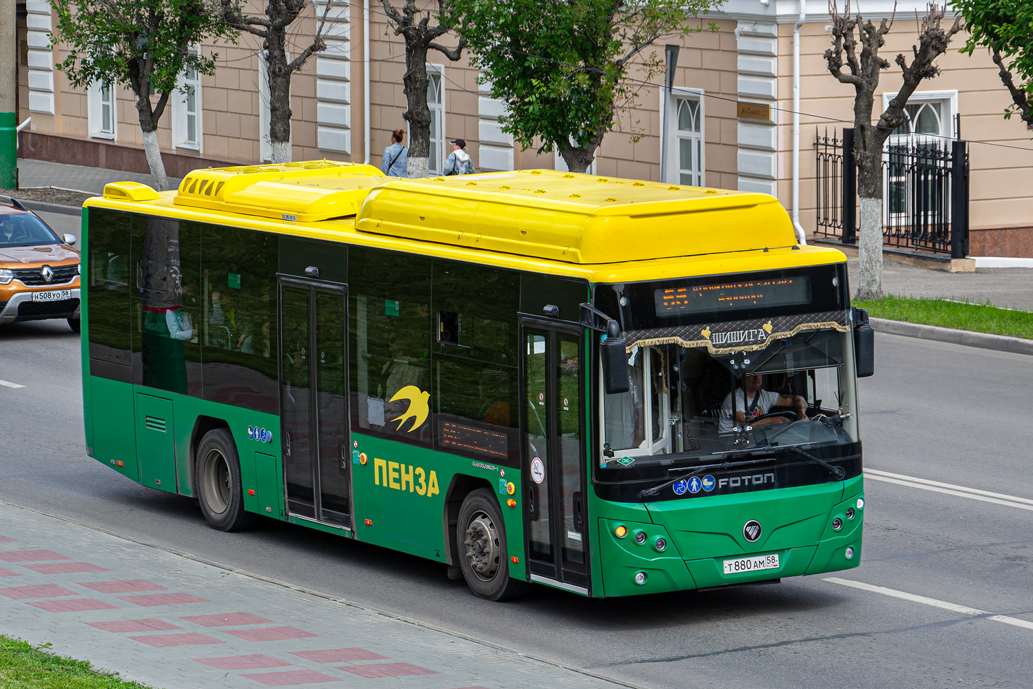 Пензенская область, Foton BJ6105C6MCD-1 № Т 880 АМ 58