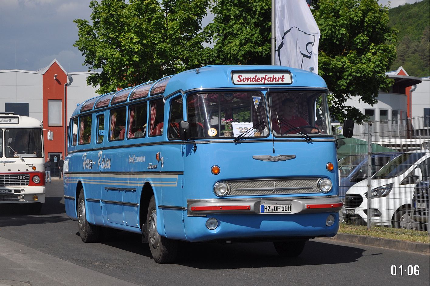 Саксония-Анхальт, Ikarus  55.62 № HZ-OF 50H; Тюрингия — 8. Ikarus-Bus-Treffen in Deutschland — Meiningen 17.05.2025