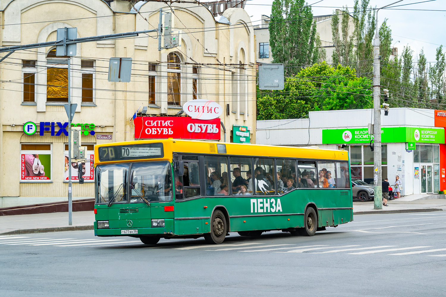 Пензенская область, Mercedes-Benz O405N2 № Т 677 ВК 58