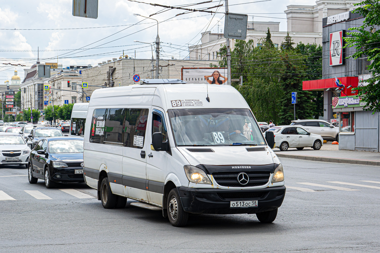 Пензенская область, Луидор-22360C (MB Sprinter) № О 513 ОС 58