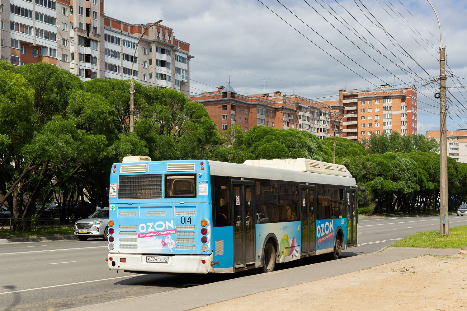 Вологодская область, ЛиАЗ-5292.67 (CNG) № 014