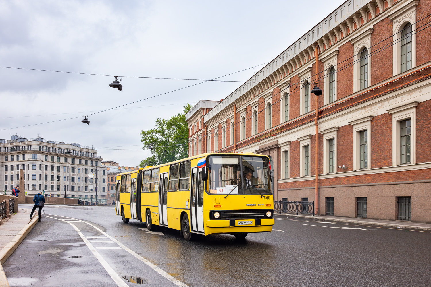 Санкт-Петербург, Ikarus 280.33O № 7016; Санкт-Петербург — VI Международный транспортный фестиваль "ТранспортФест-2025"