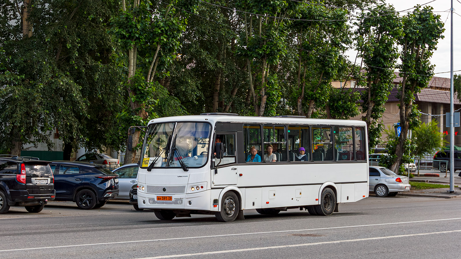Тюменская область, ПАЗ-320412-05 "Вектор" № АН 591 72
