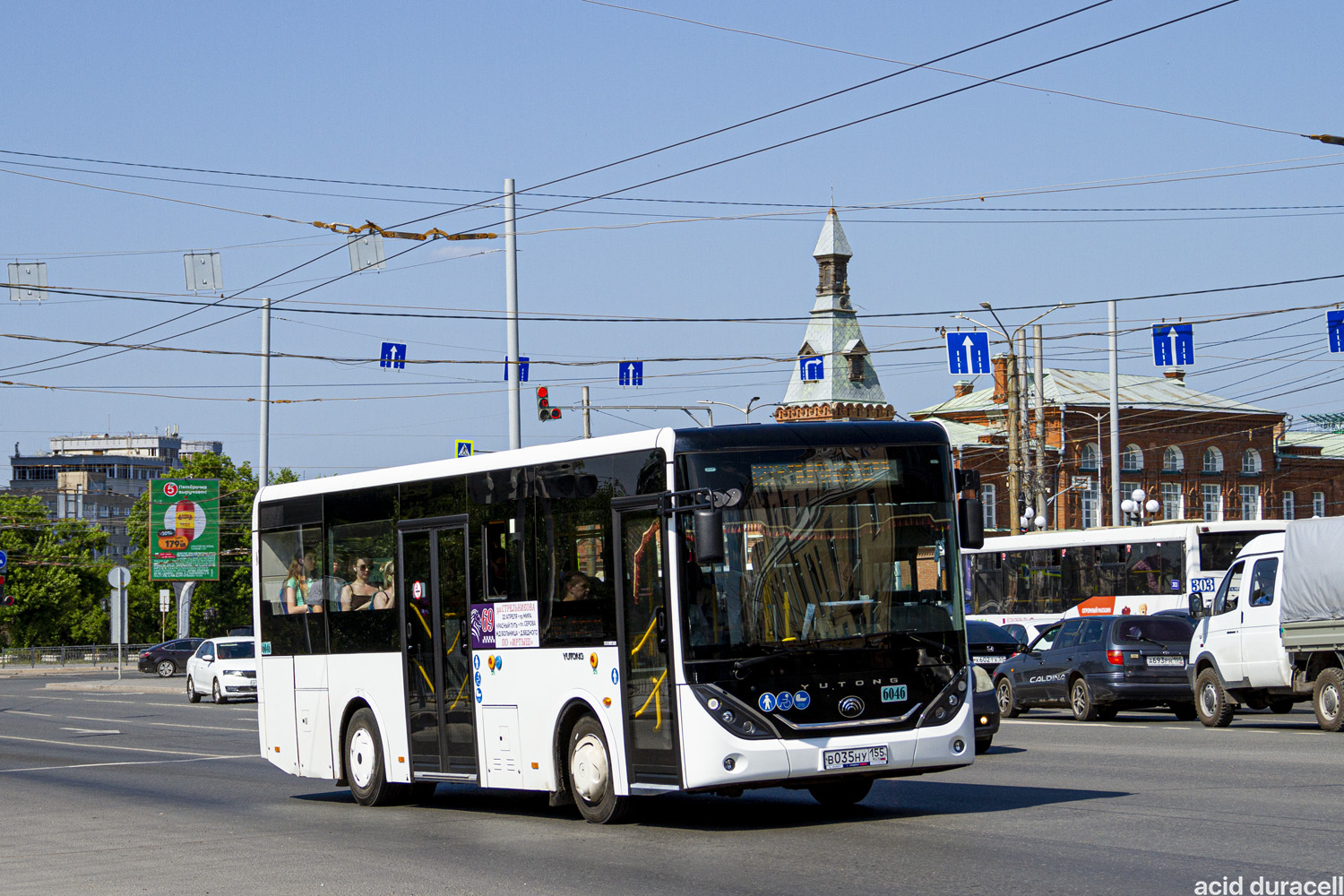 Омская область, Yutong ZK6890HGQ № 6046