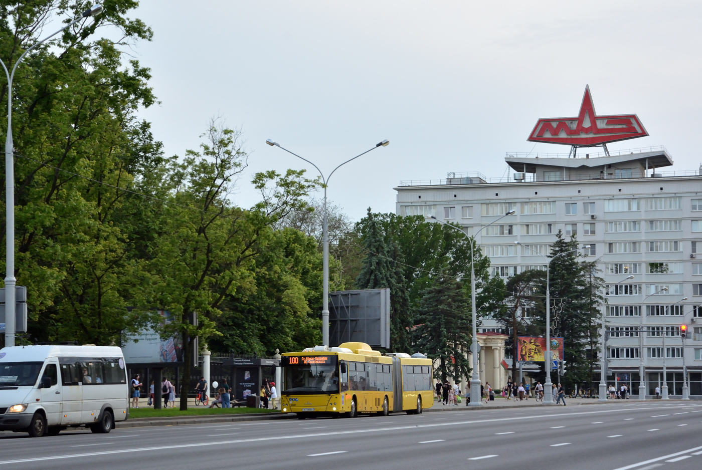Минская область, Луидор-2232* (MB Sprinter Classic) № ВА 0802-5; Минск, МАЗ-215.069 № 024287 Минская область, Луидор-2232* (MB Sprinter Classic) № ВА 0802-5; Минск, МАЗ-215.069 № 024287