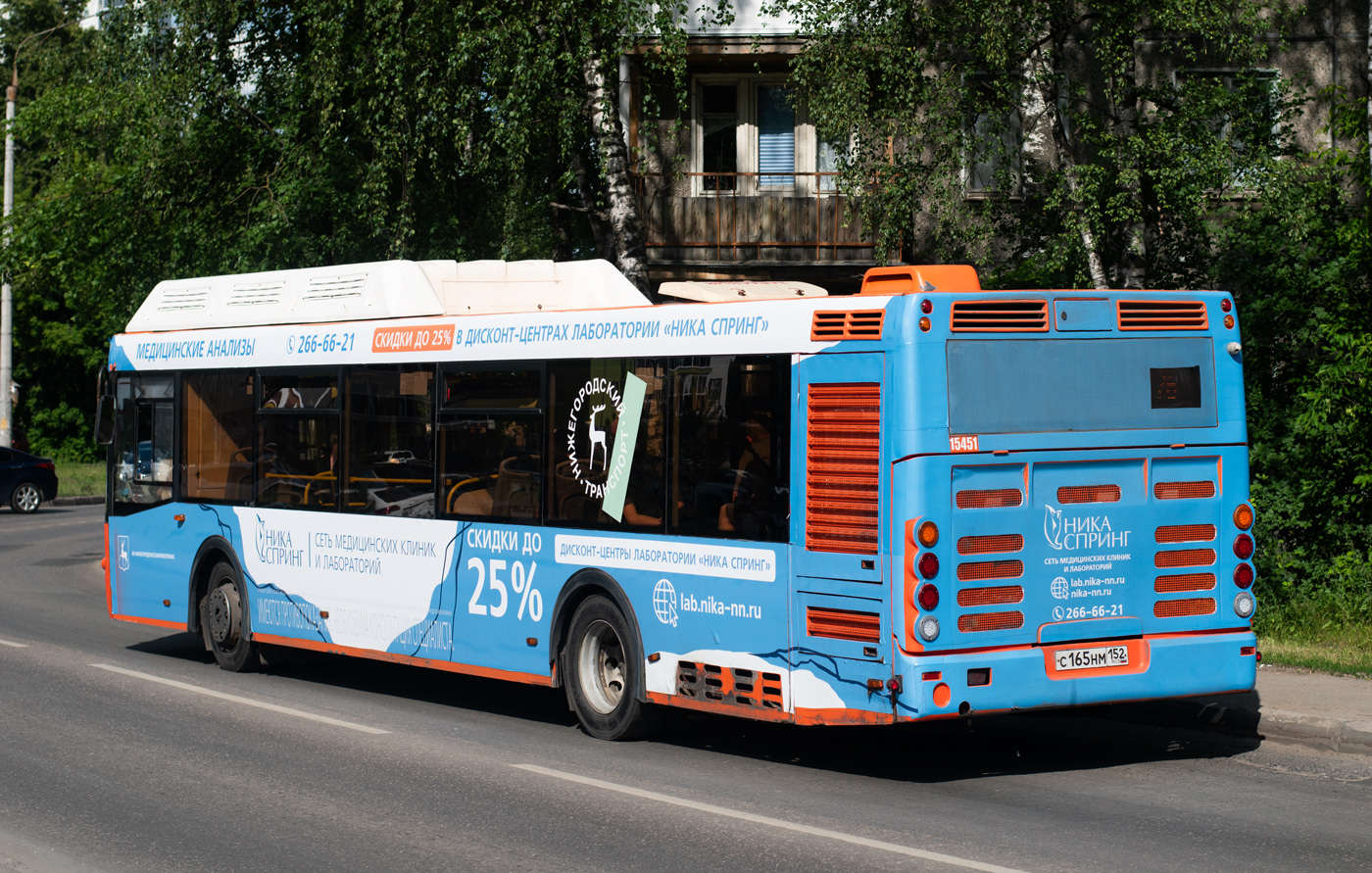 Нижегородская область, ЛиАЗ-5292.67 (CNG) № 15451