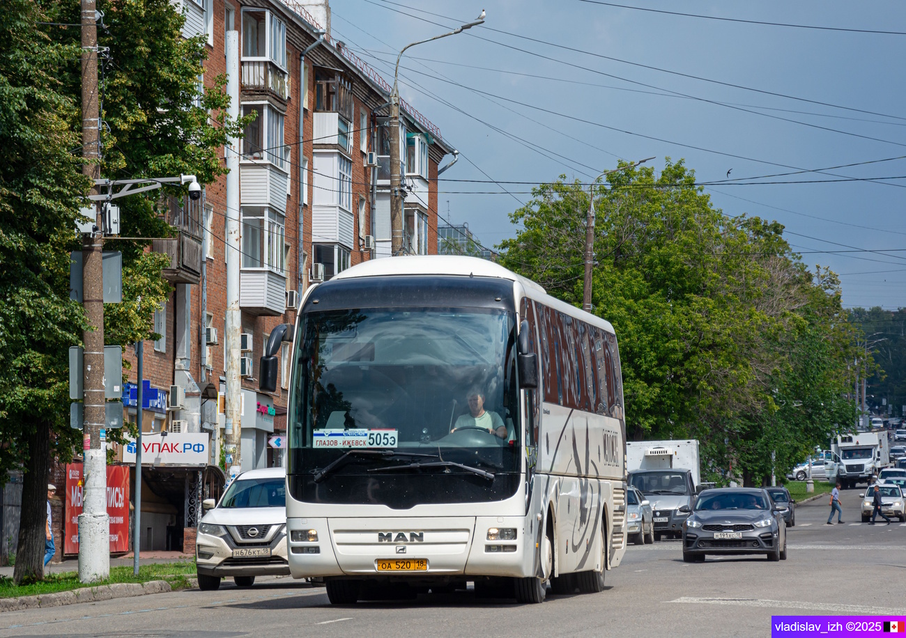 Удмуртия, MAN R07 Lion's Coach RHC444 № ОА 520 18