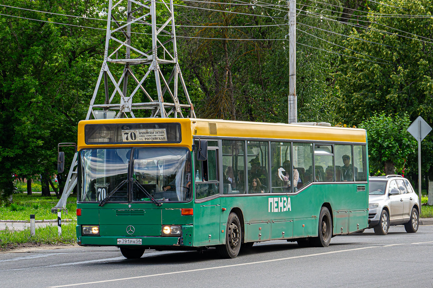 Пензенская область, Mercedes-Benz O405N2 № Р 791 РН 58