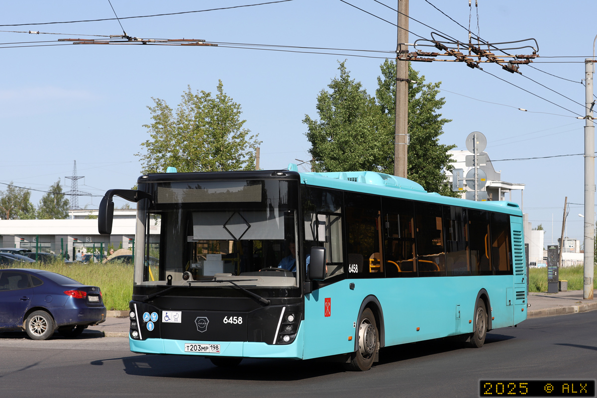 Санкт-Петербург, ЛиАЗ-5292.65 № 6458