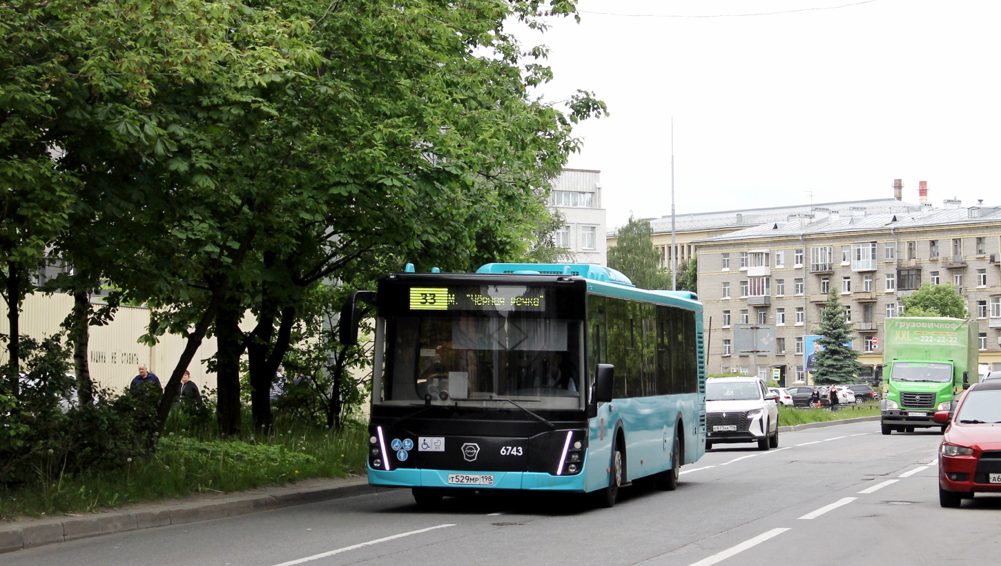 Санкт-Петербург, ЛиАЗ-5292.65 № 6743