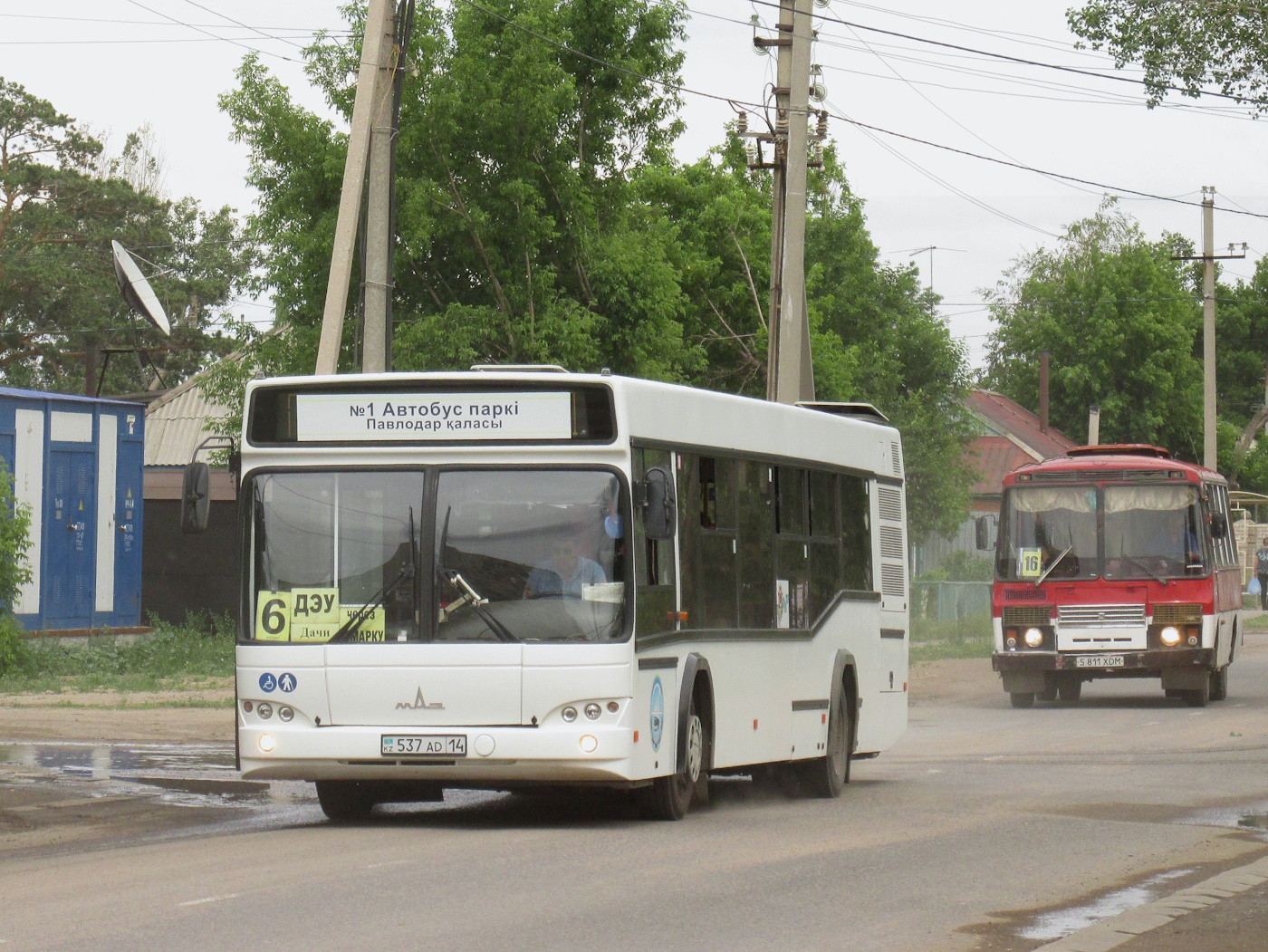 Pavlodar province, MAZ-103.465 Nr. 537 AD 14